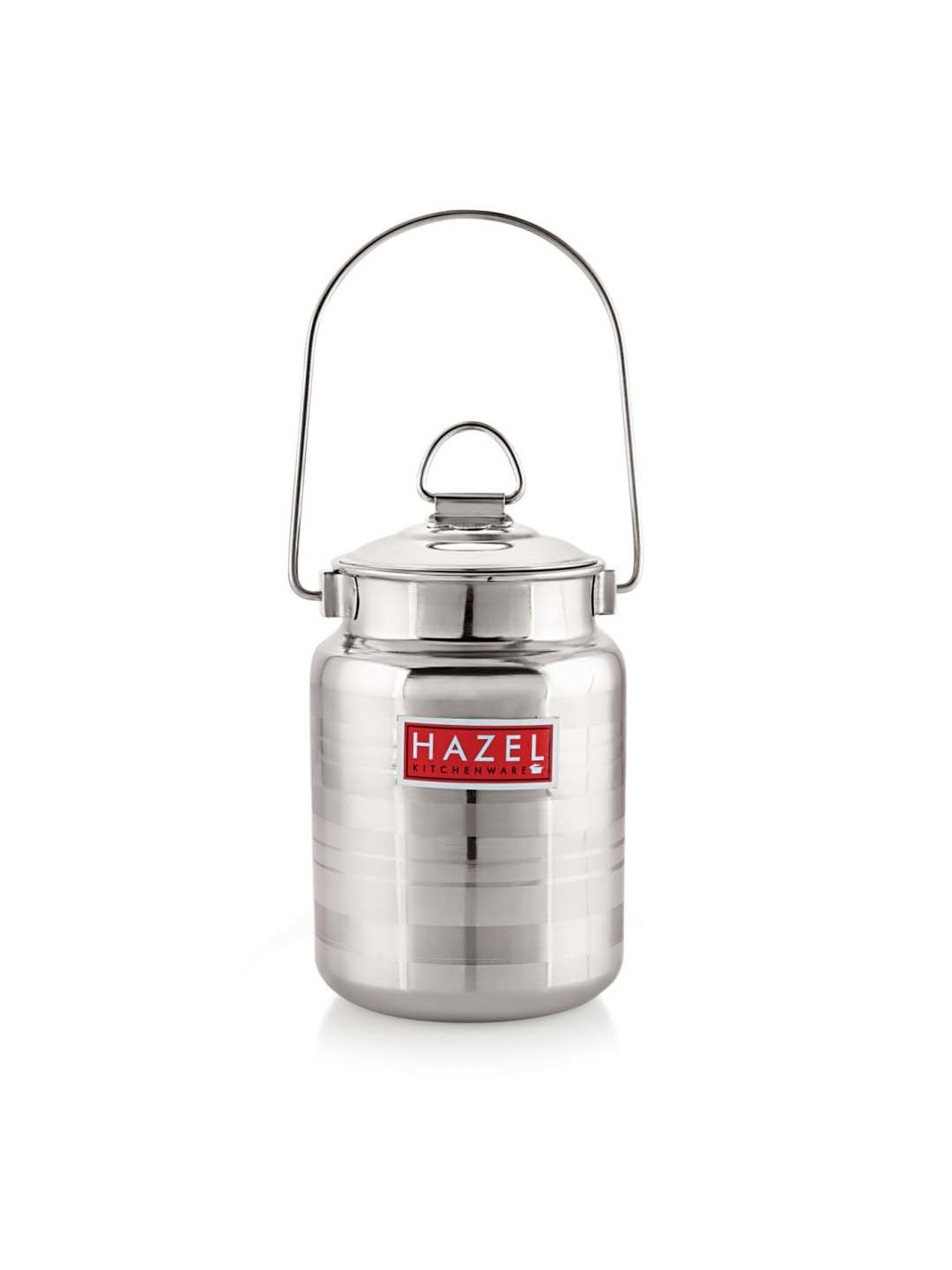 HAZEL Silver Stainless Steel Designer Barani Multipurpose Container (2.5 L)