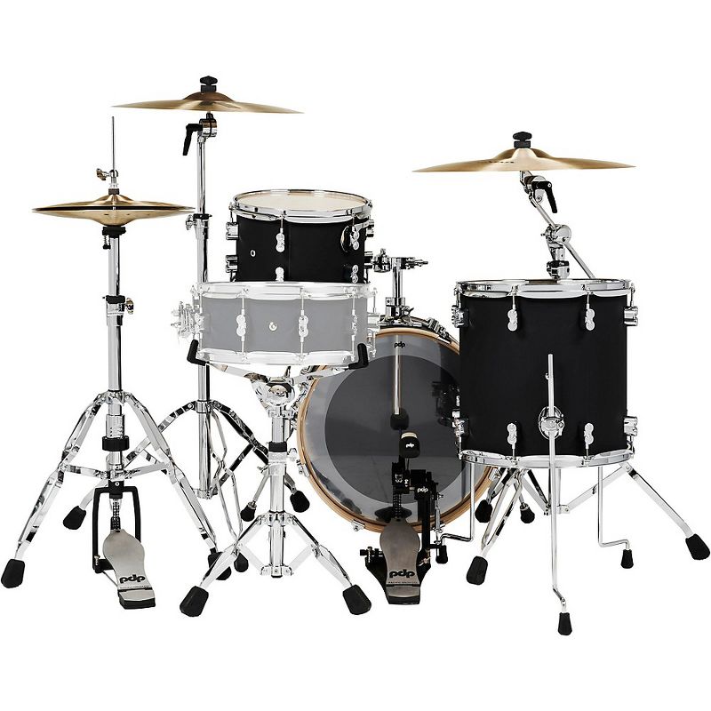PDP by DW Concept Maple 3-Piece Bop Shell Pack Satin Black