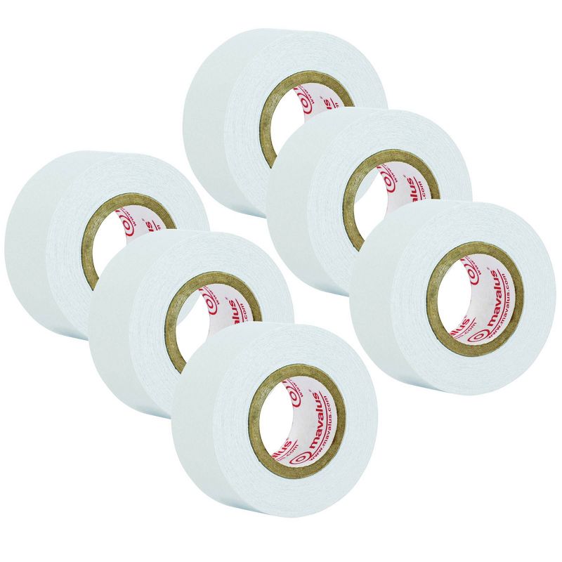 6 Rolls Tape White - Mavalus