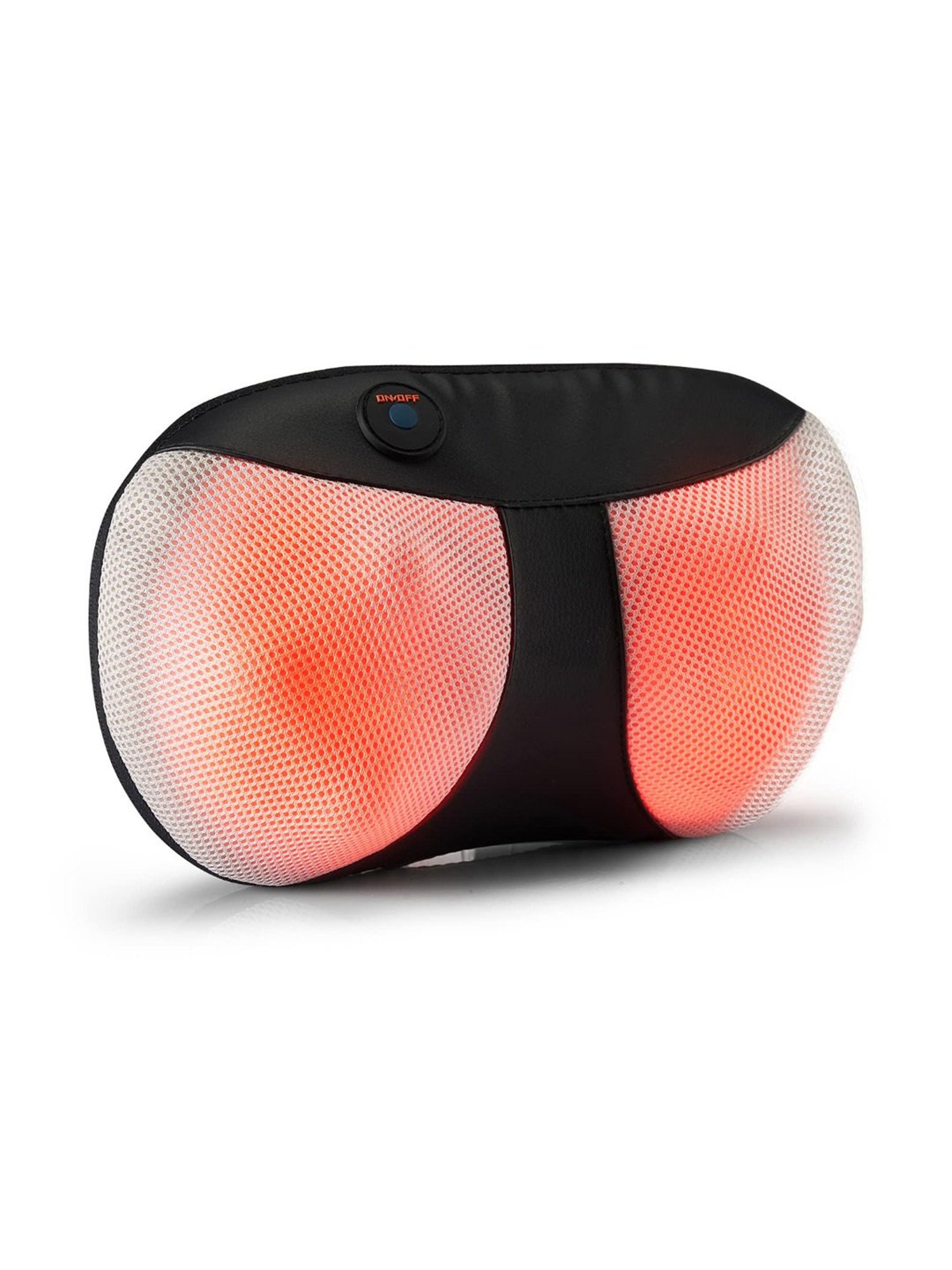 Lifelong LLM369 Cushion and Body Massager with Heat and Strong 8 Deep Kneading Nodes (Black)