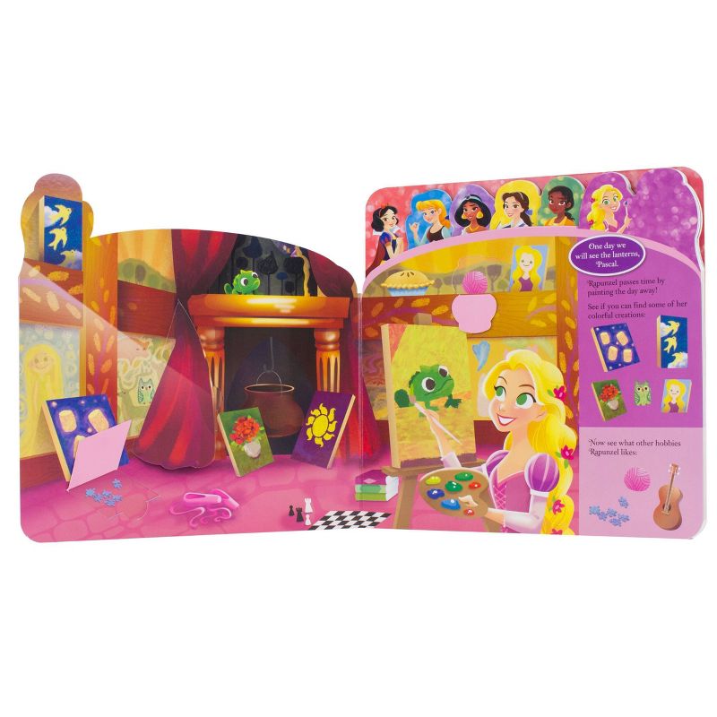 Disney Princess - I See a Princess! Lift-a-Flap Look and Find Book - by Phoenix (Board Book)