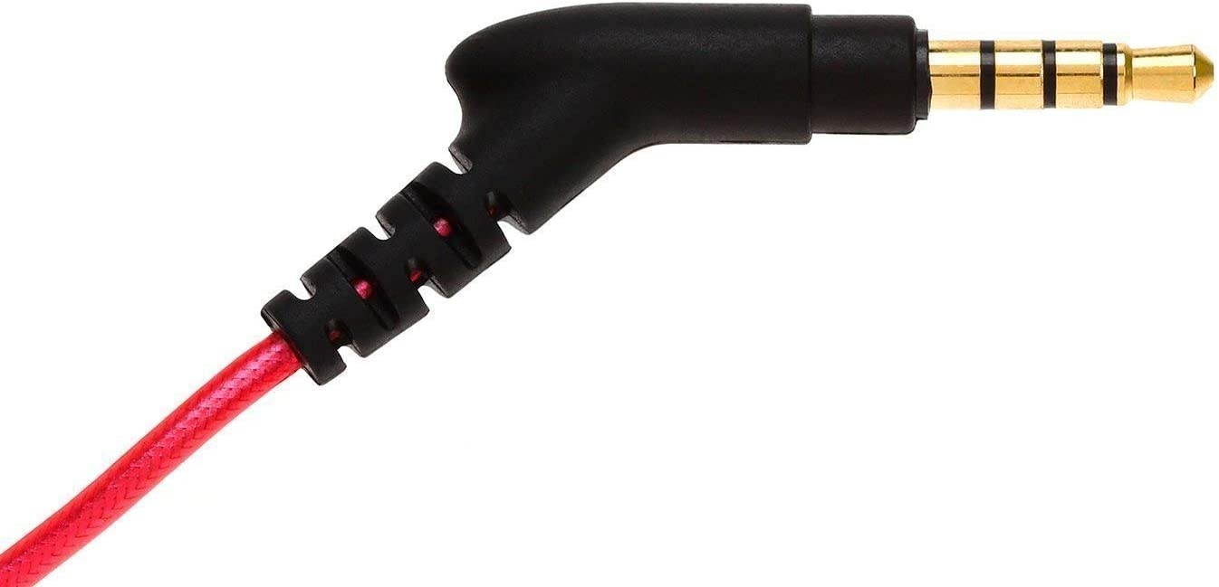 Symphonized NRG 2.0 Wood Earbuds Wired in Ear Headphones with Microphone for Computer & Laptop Noise Isolating Earphones for Cell Phone Ear Buds with Booming Bass (Lava Red)