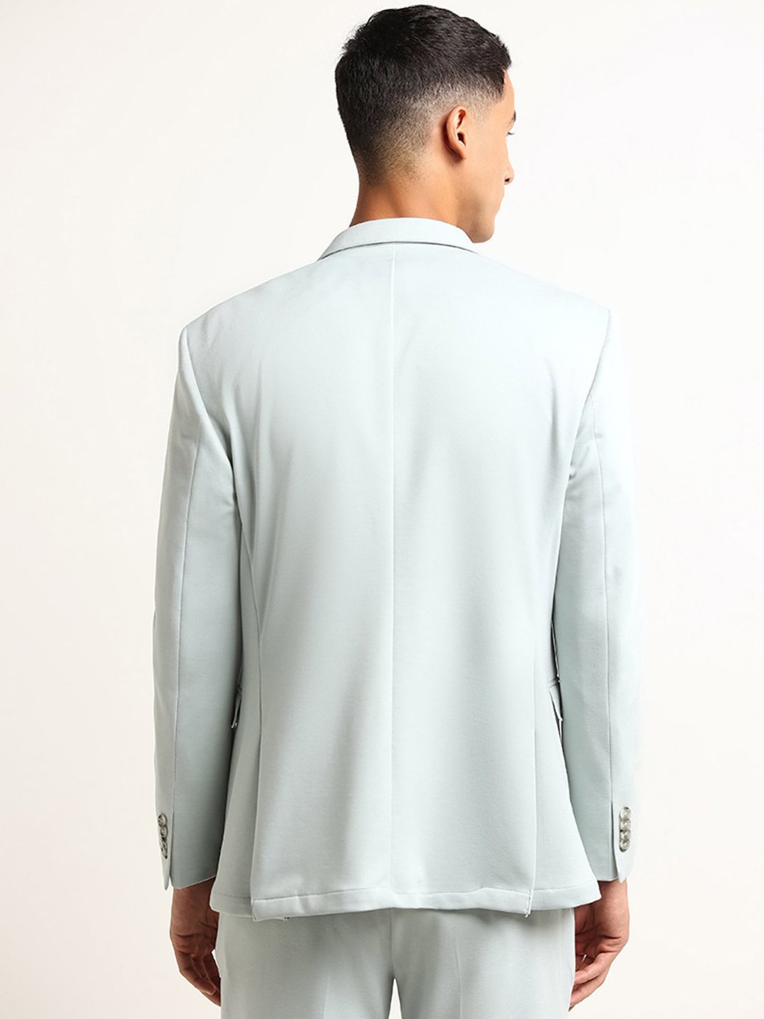 Arrow Sports Green Regular Fit Texture Waistcoat