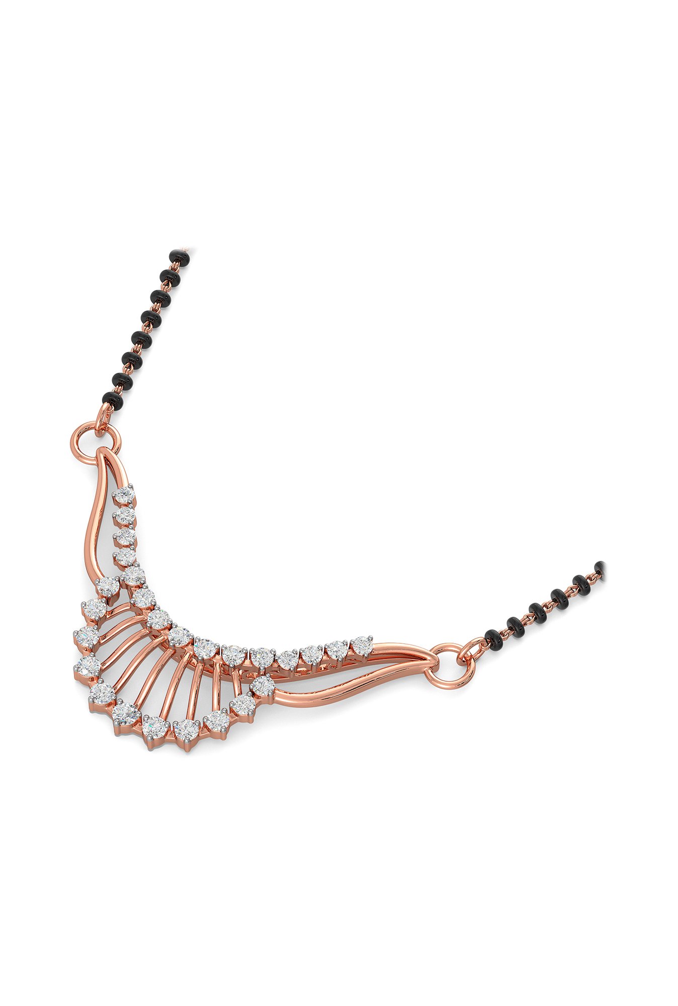 Waman Hari Pethe Jewellers 18k Gold & Diamond Mangalsutra for Women