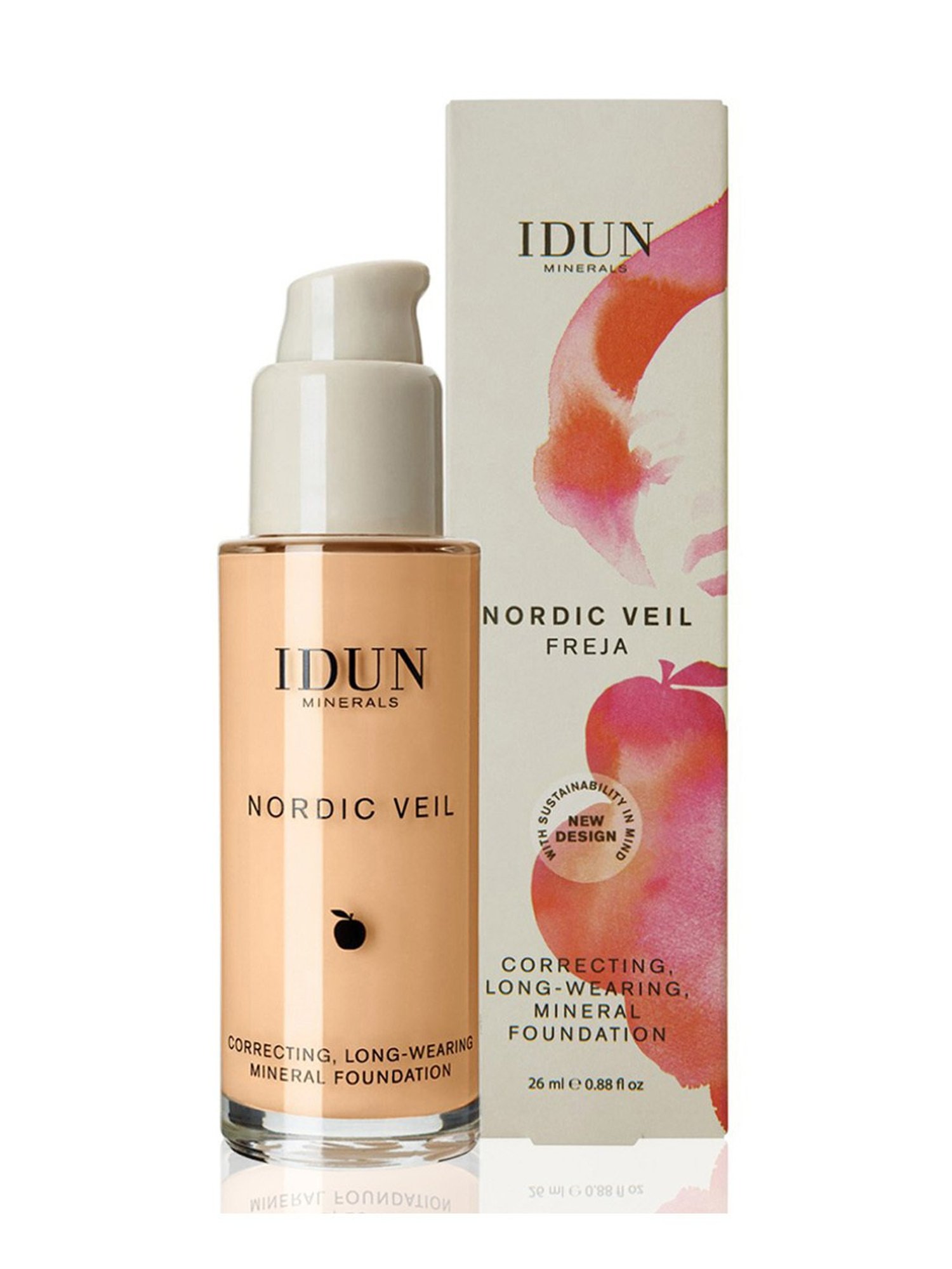 Idun Minerals Nordic Veil Correcting Mineral Foundation Freja   - 26 ml