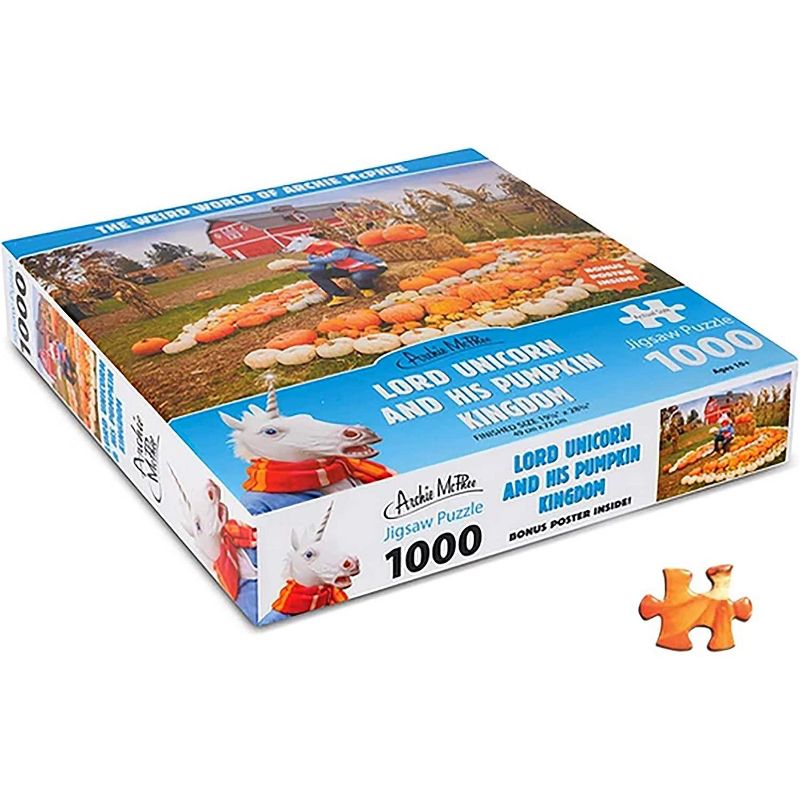 Accoutrements Unicorn and His Pumpkin Kingdom 1000 Piece Jigsaw Puzzle