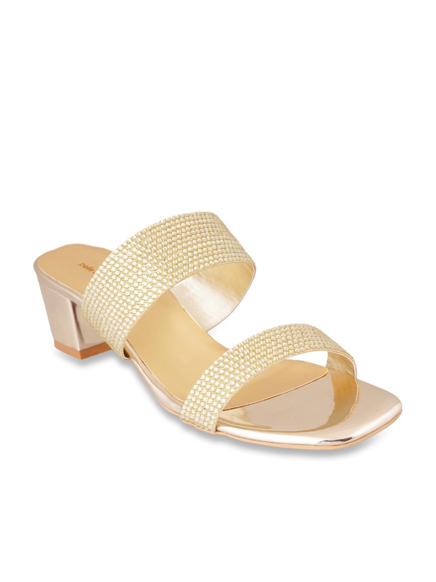 Pelle Albero Women's Golden Ethnic Sandals