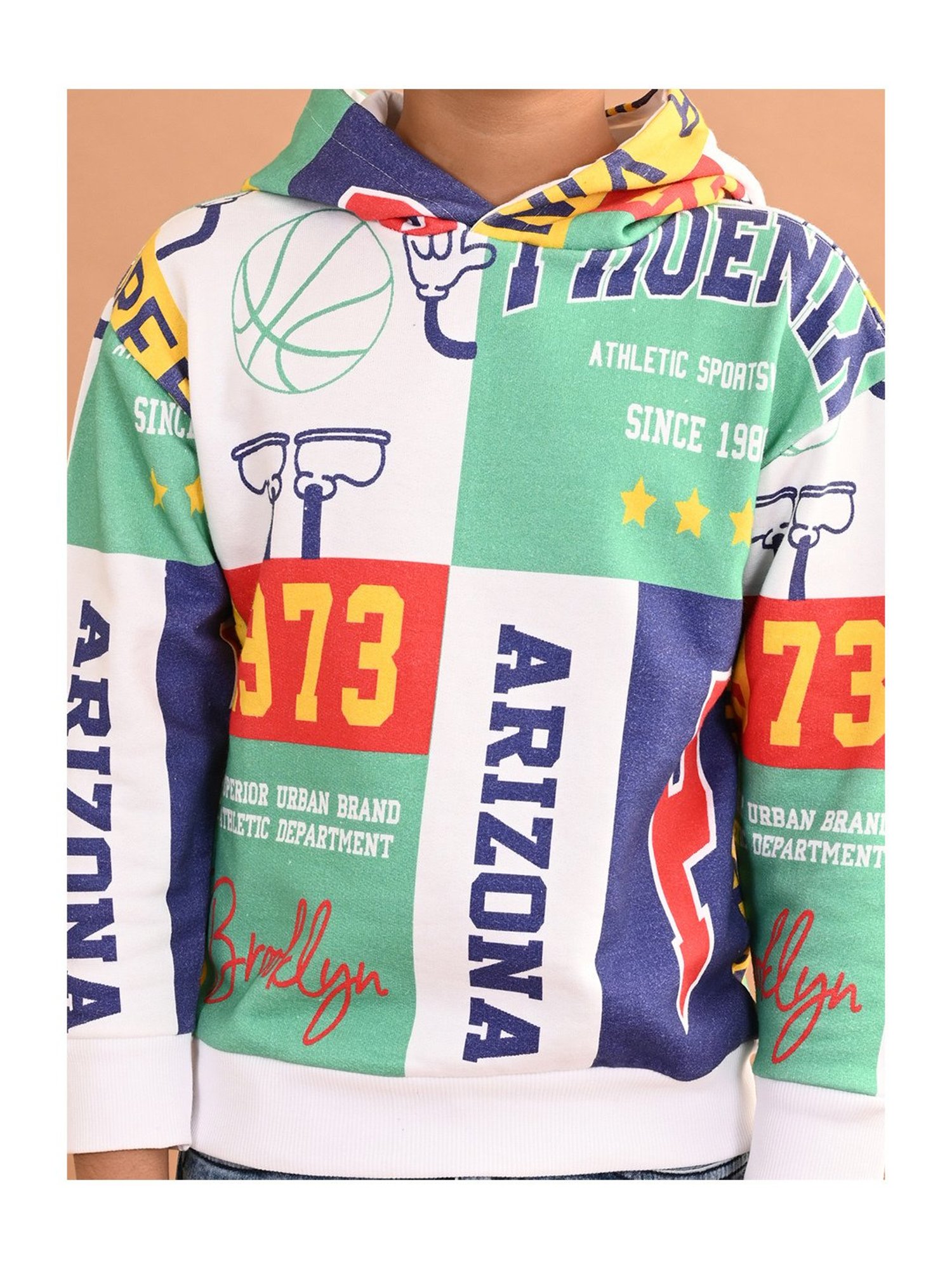 LilPicks Kids Multicolor Printed Full Sleeves Sweatshirt