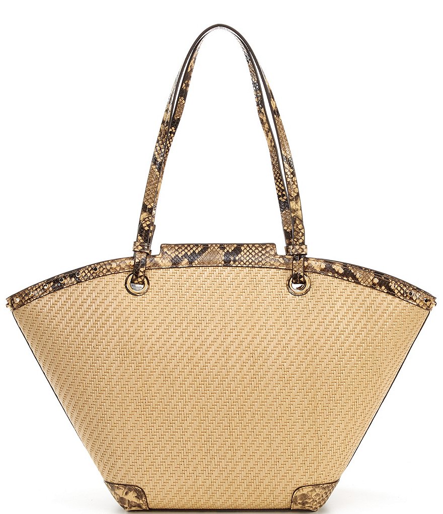 Kurt Geiger London Kensington Llama Straw Basket Bag