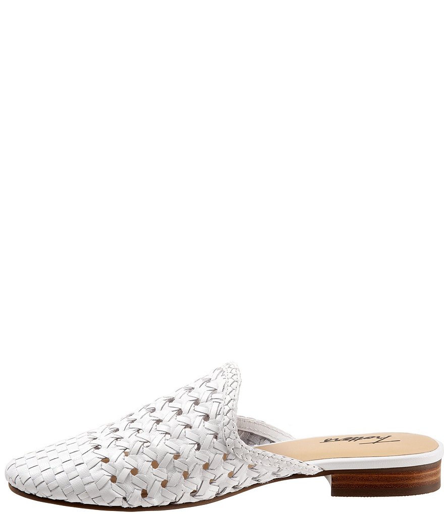 Trotters Leona Woven Leather Mules