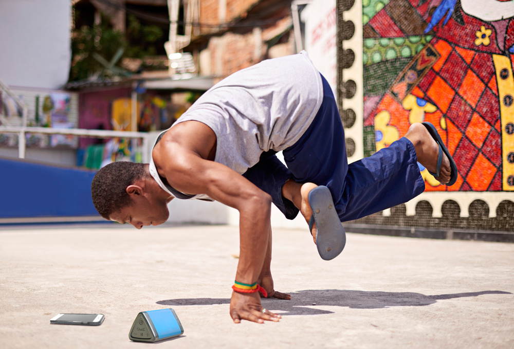 OontZ Angle 3 Bluetooth Speaker IPX5 Water Resistant (Black) by Cambridge SoundWorks