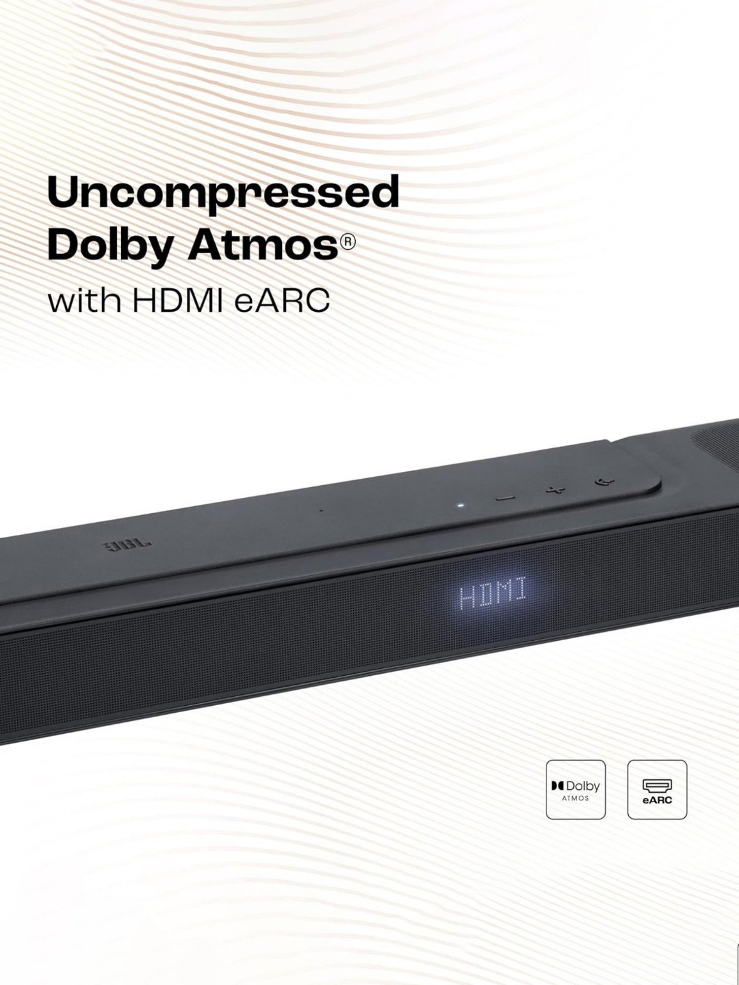 JBL Bar 2.1 Deep Bass Soundbar with Wireless Subwoofer (Black)