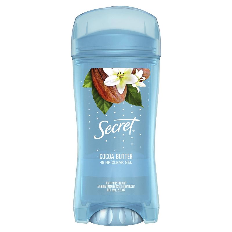 Secret Clear Gel Antiperspirant & Deodorant Cocoa Butter Scent - 2.6oz