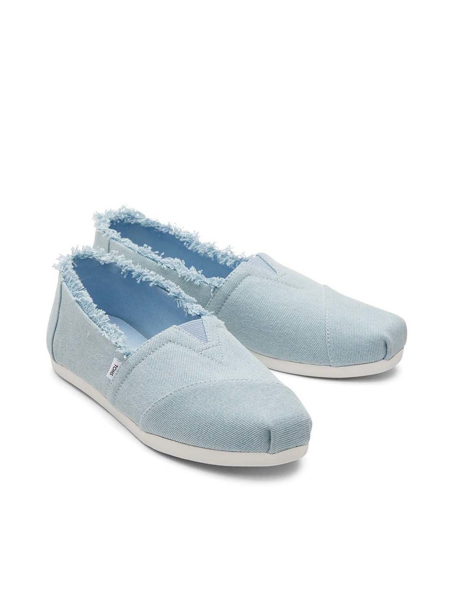 TOMS Women's Light Blue Casual Loafers