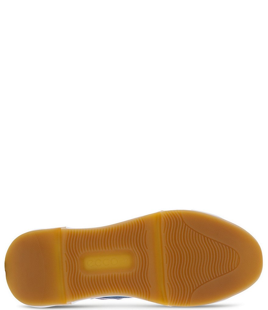 ECCO Chunky Leather And Suede Chunky Lace-Up Sneakers