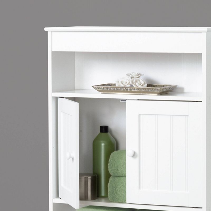 Country Cottage Space Saver 3 Shelves Wood White - Zenna Home