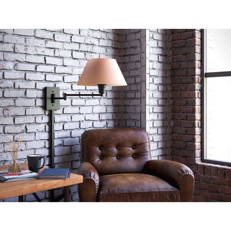 3-way Simplicity Swing Arm Lamp Matte Black - 3R Studios