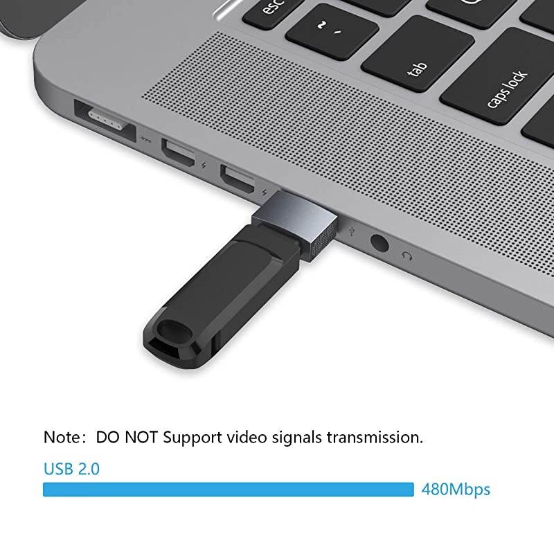 USB C to USB Adapter 2 Pack USBC Female to USB Male USB Type C Female to USB OTG Adapter for MacBook Pro 20152013 MacBook Air 20172015 Laptops Wall Chargers Power Banks