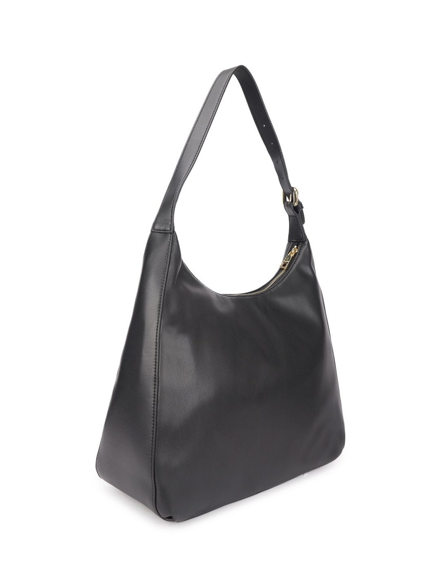 Pollini Black Large Hobo Bag