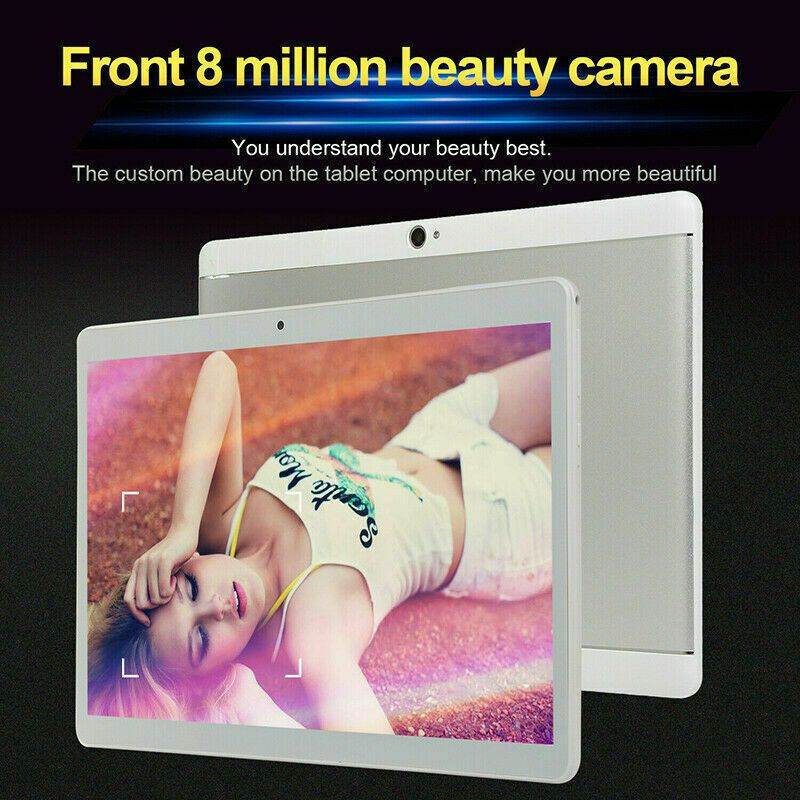 New 10.1" Tablet PC 4+64G HD Android 8.0 4G WIFI/WLAN Dual SIM Cam GPS 2020