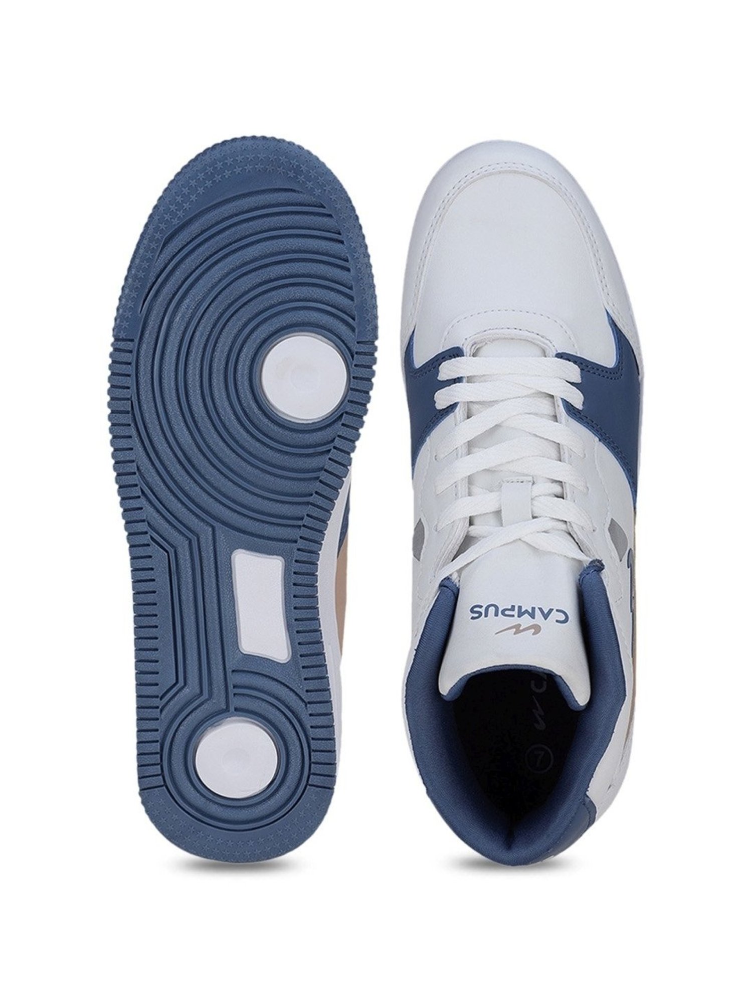 Campus Men's OG-09 Blue Ankle High Sneakers