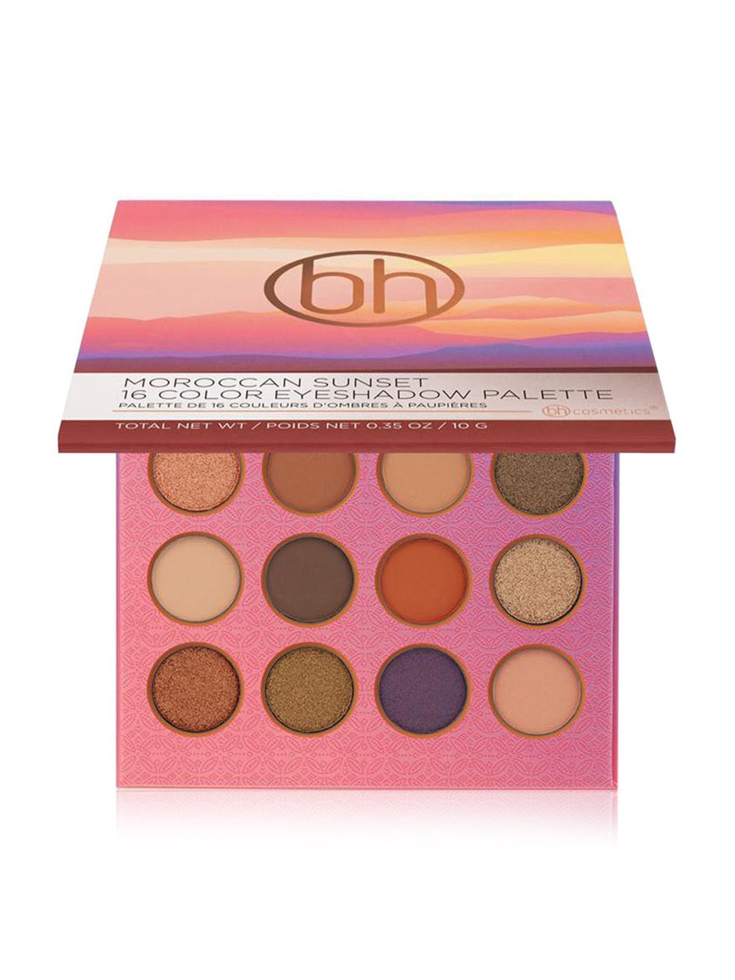 BH Cosmetics 16 Color Shadow Palette Moroccan Sunset - 10 gm