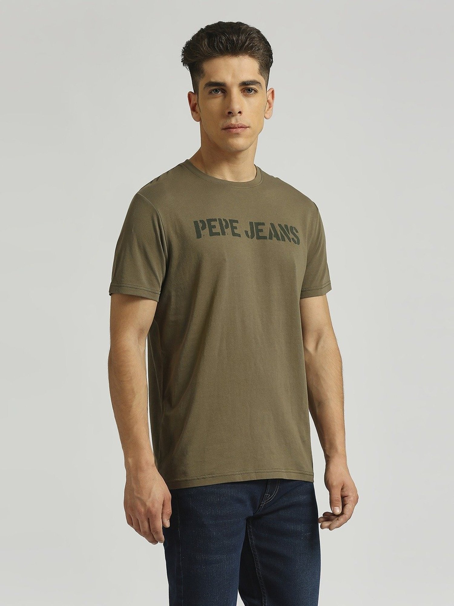 Levi's Pink Cotton Slim Fit Texture Henley T-Shirt