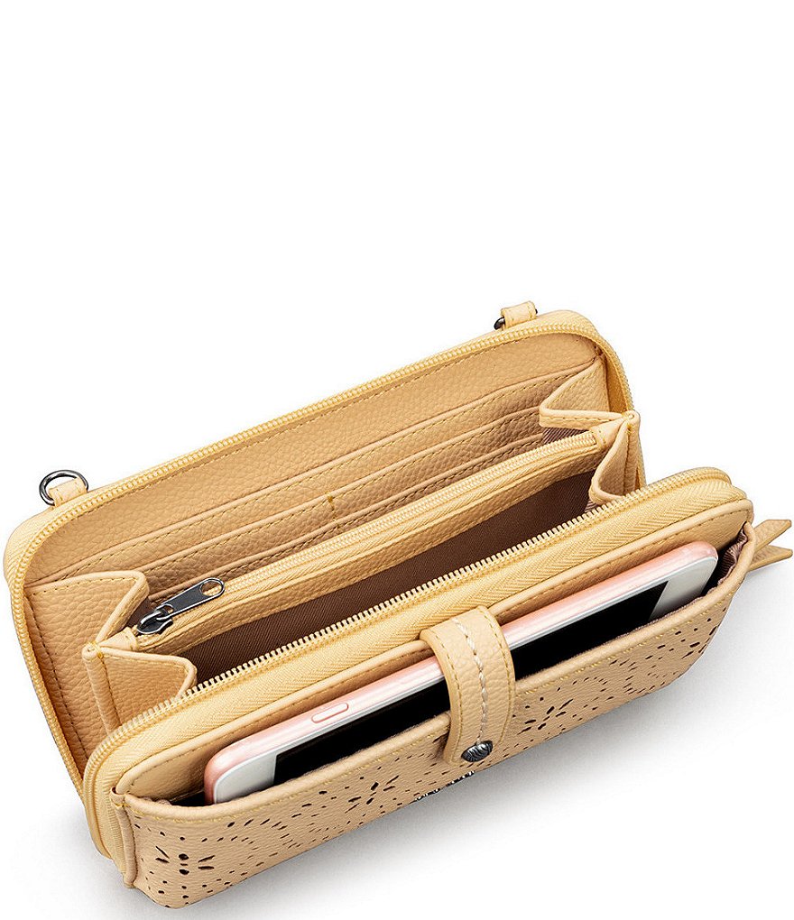 Etienne Aigner Adeline Signature Leather Wristlet Crossbody Bag