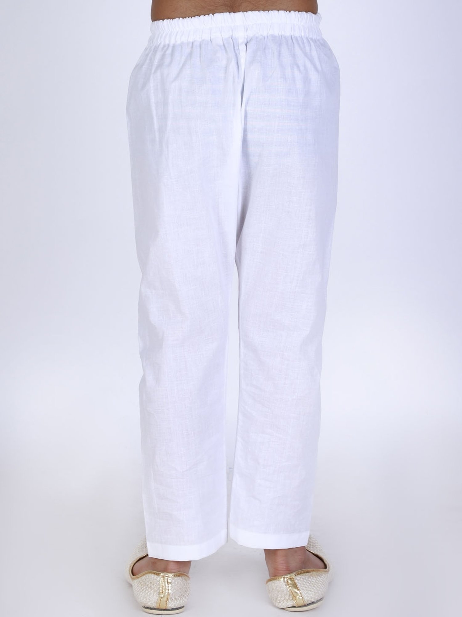 Juniors by Lifestyle Boys Beige Cotton Solid Woven Bottom