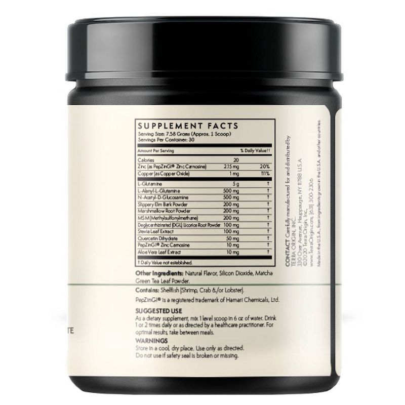 Terra Origin Healthy Gut - Matcha Green Tea - 8.02oz