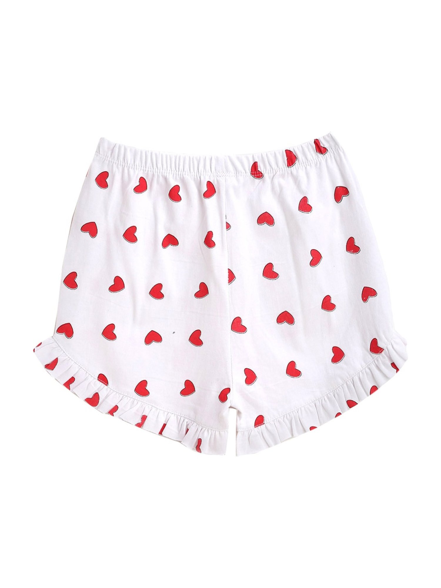 Kids Craft White Cotton Printed T-Shirt & Shorts