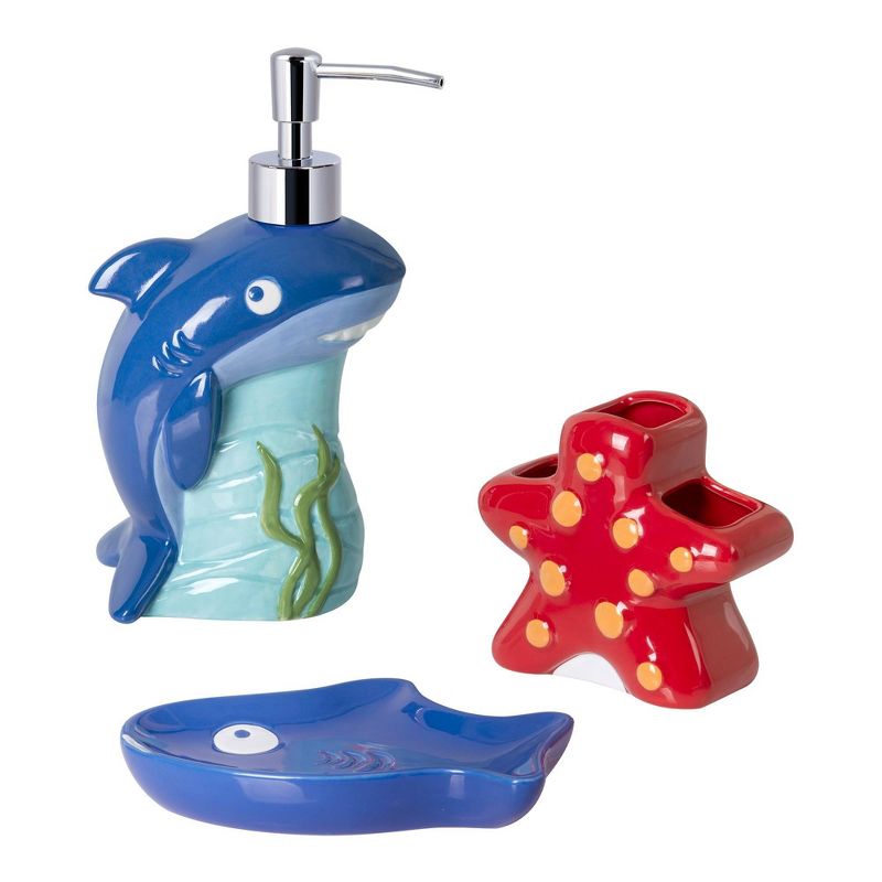 3pc Dinosaur Bath Set with Soap Dish - Allure Home Creations