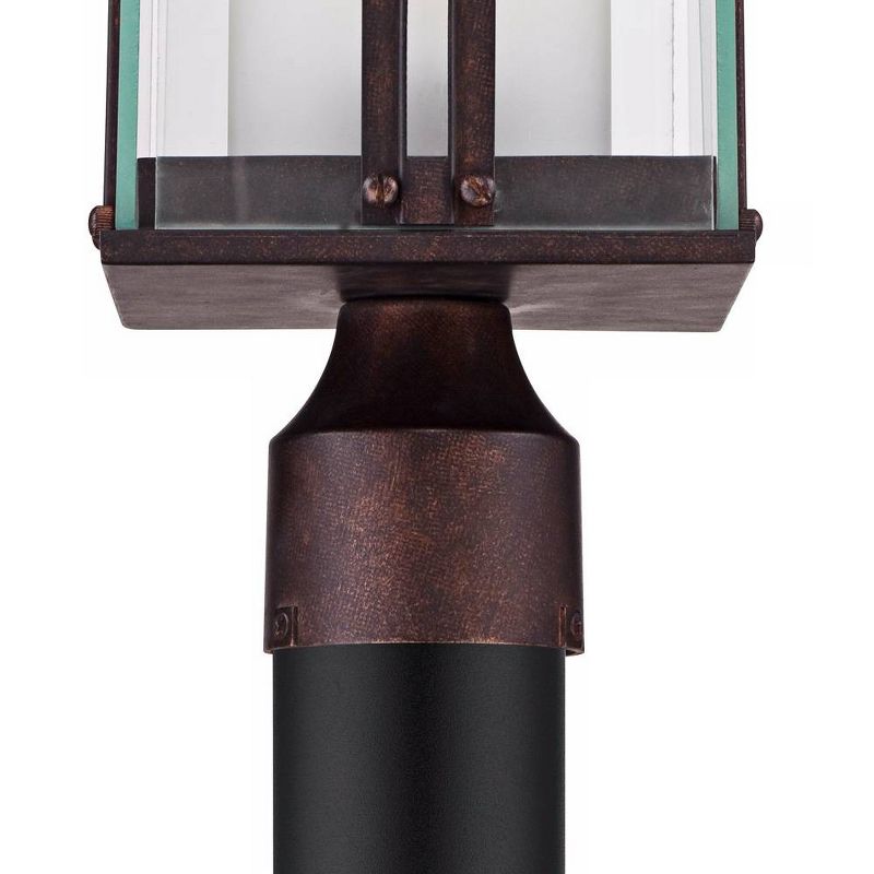 1 Light Outdoor Post Mount Black - Aurora Lighting