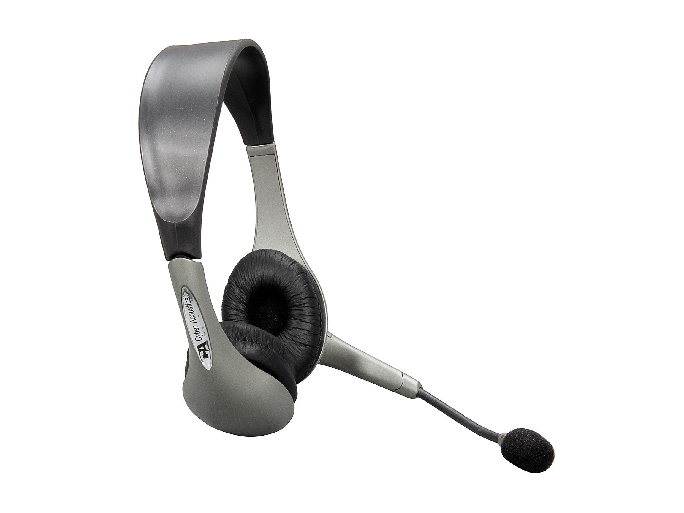 Cyber Acoustics AC851B Circumaural Stereo Headset & Boom Mic