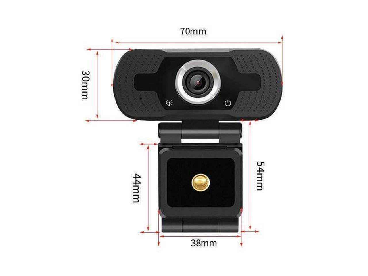 LIYIYANG HD Webcam 1920x1080P, Streaming Web Camera with Microphone,Webcam for Gaming Conferencing & Working, Laptop or Desktop Webcam, USB Computer Camera for Mac,YouTube, Skype OBS