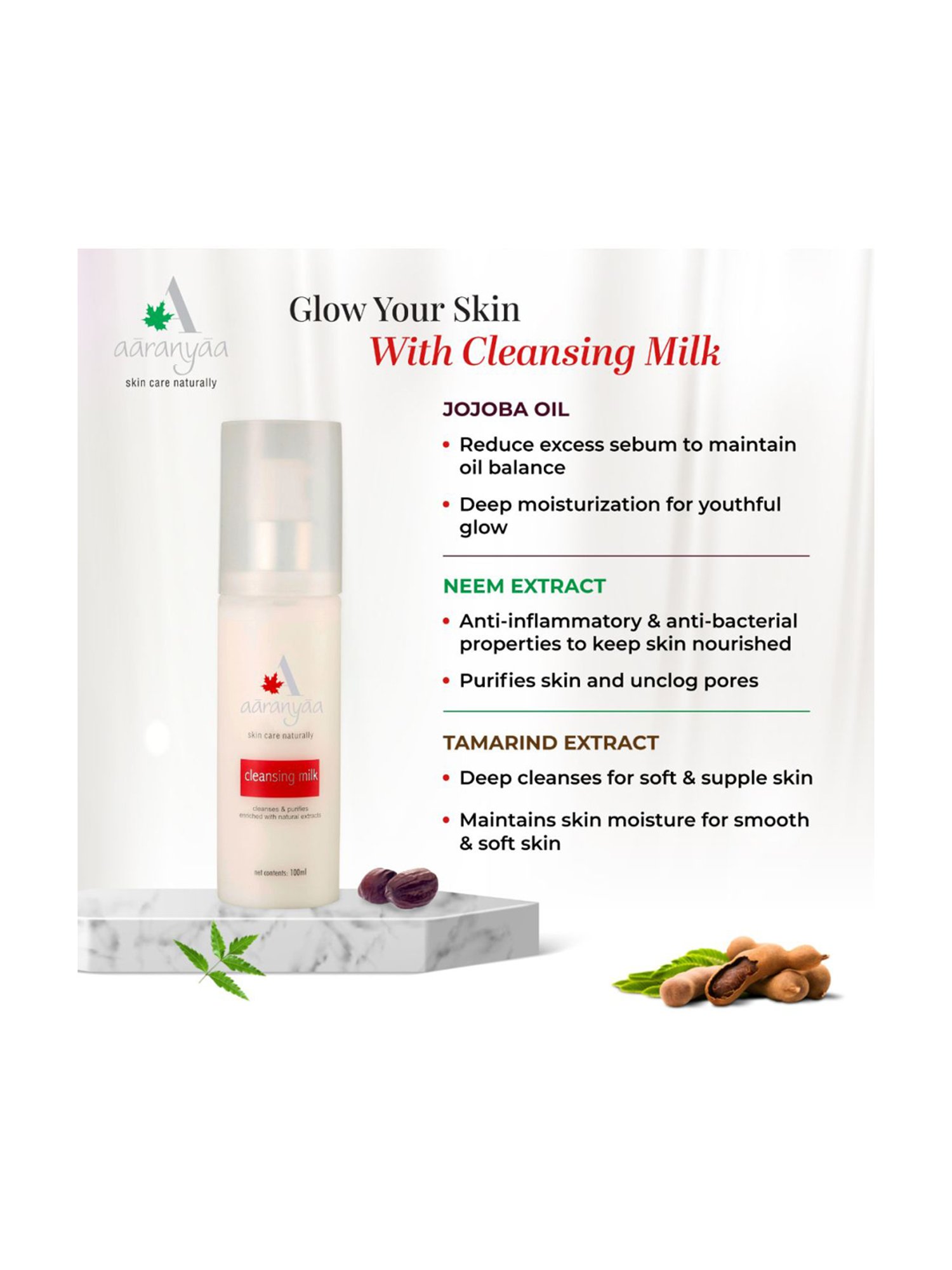 Aaranyaa Cleansing Milk - 100 ml