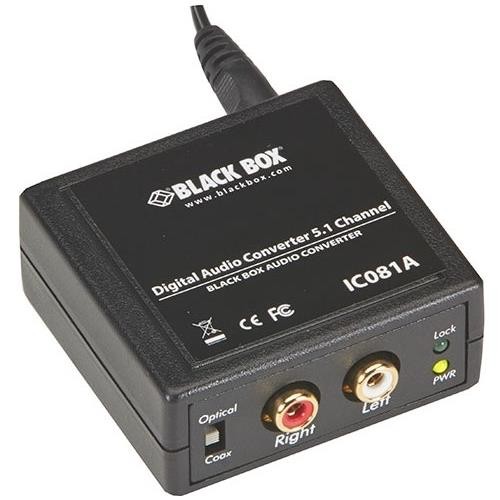 DIGITAL AUDIO CONVERTER - 5.1 CHANNEL, GSA, TAA, 45 DAY STANDARD RETURN POLICY