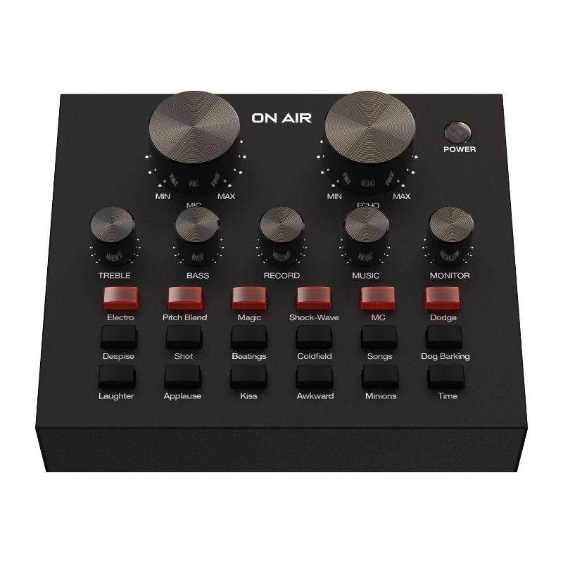 Tzumi ONAIR Wave Mixer Professional with USB Rechargeable Sound Mixer - Black