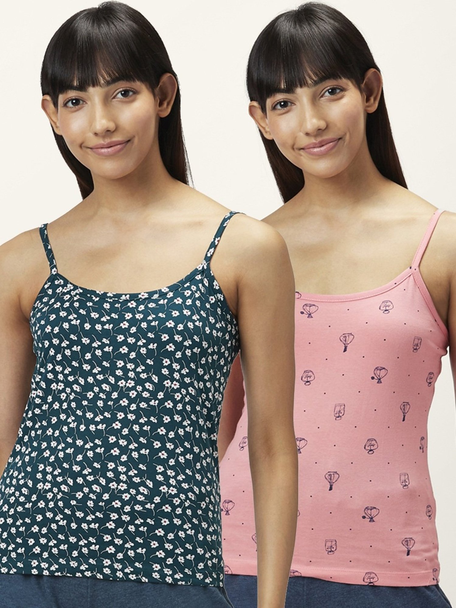 Superstar by Westside White Ribbed Cotton Blend Tank Top