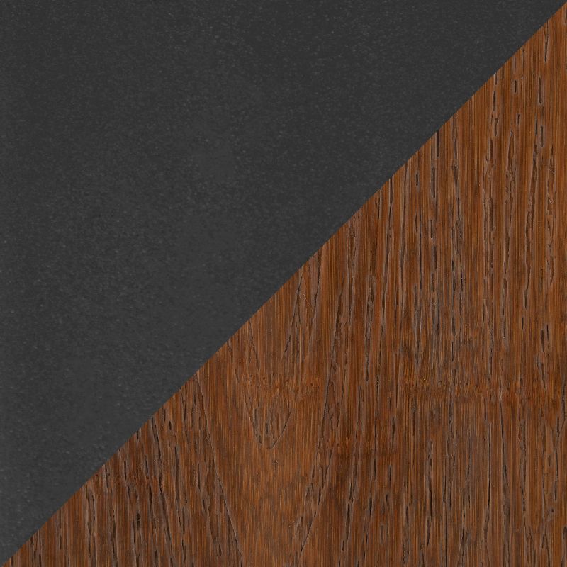 Odessa Industrial Counter Height Dining Table Black/Brown - LumiSource