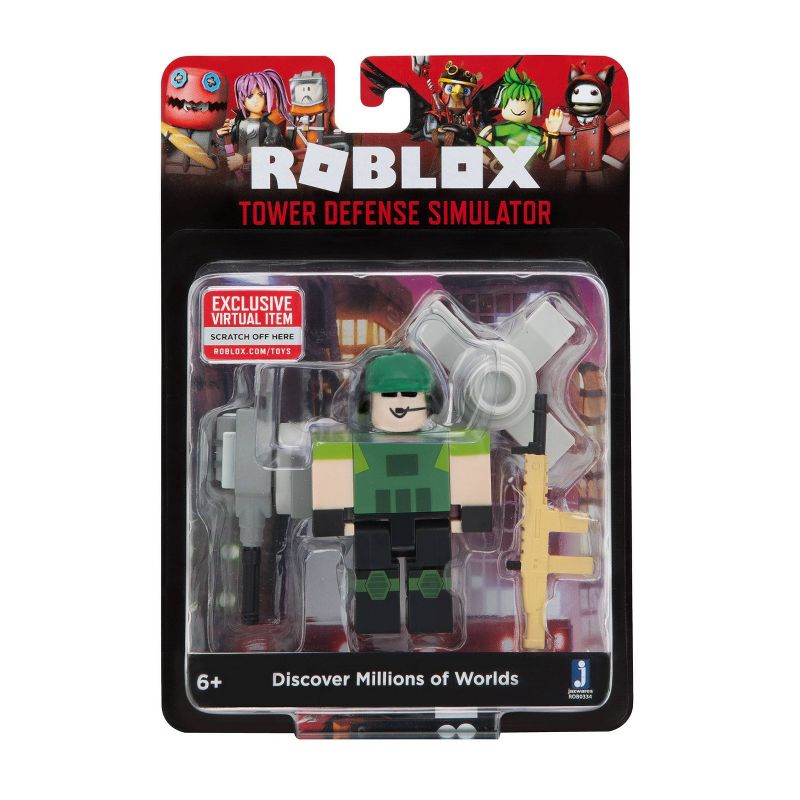 Roblox Action Collection - Tower Defense Simulator Figure Pack (Includes Exclusive Virtual Item)
