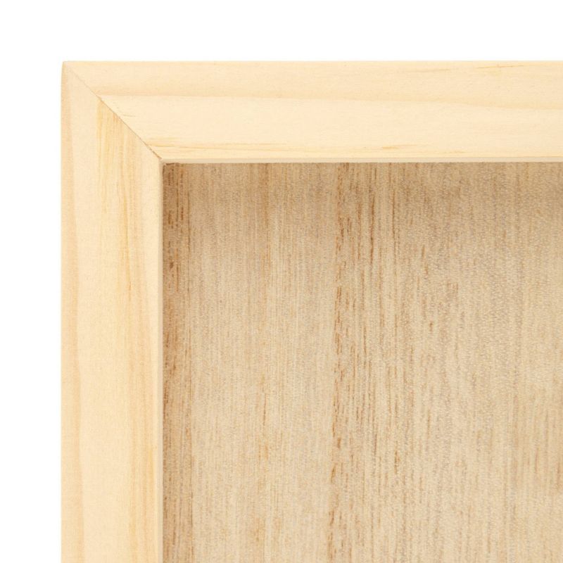 38" Soloman Wooden Shelf with Metal Brackets Brown - Kate & Laurel All Things Decor