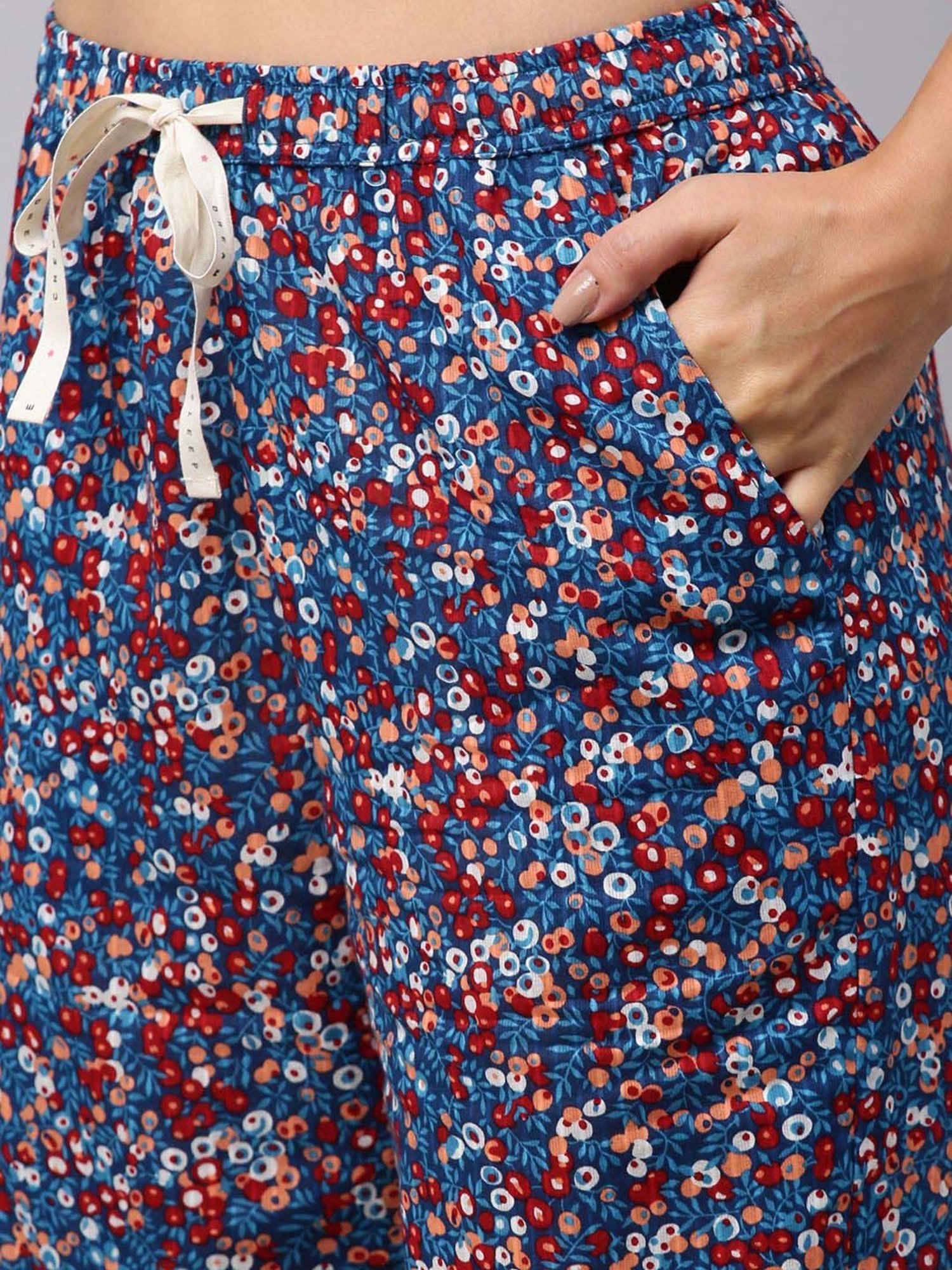 Chemistry Multicolored Floral Print Shirt Pyjama Set