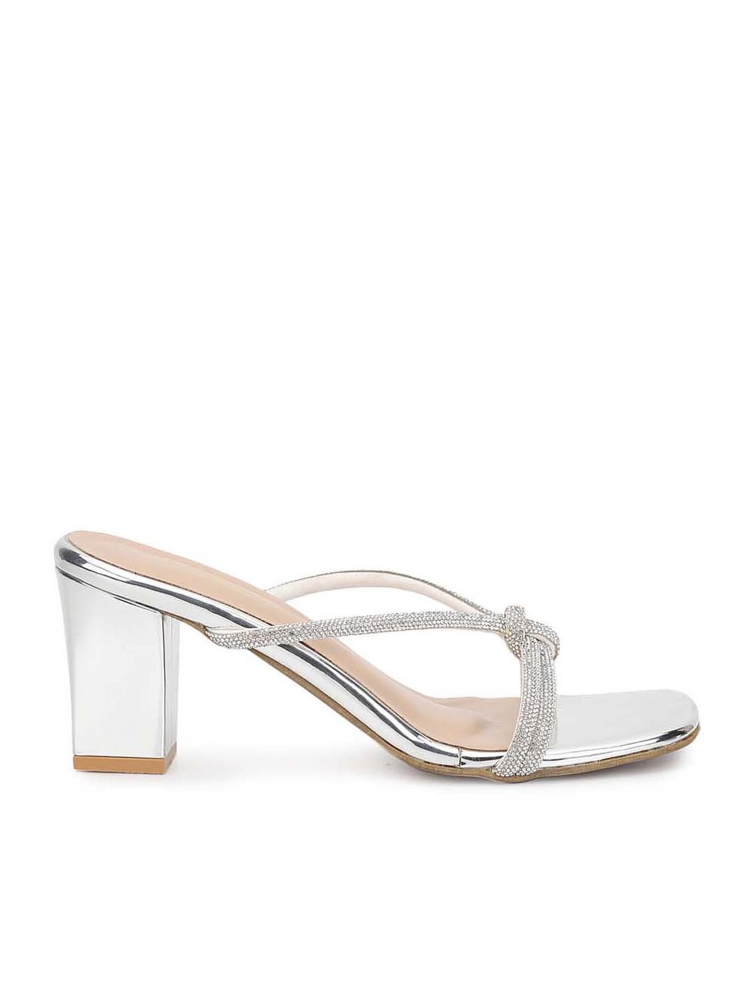 Truffle Collection Women's Silver Casual Sandals