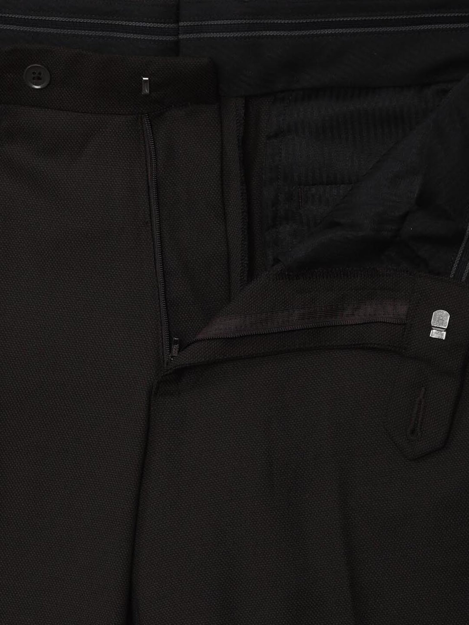 Van Heusen Black Slim Fit Trousers