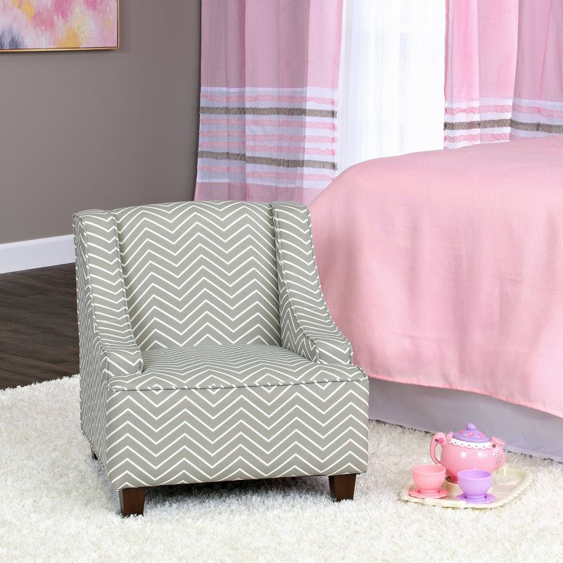 Kids' Cameron Juvenile Swoop Arm Accent Chair - HomePop