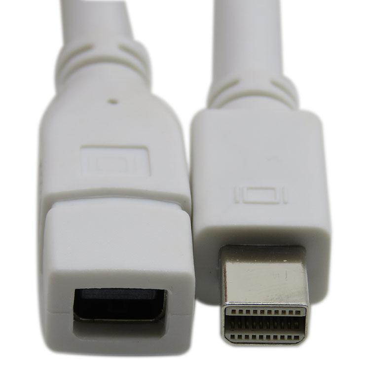 Thunderbolt Mini Display Port Mini DP Male to Female Extension Cable For MCB pro