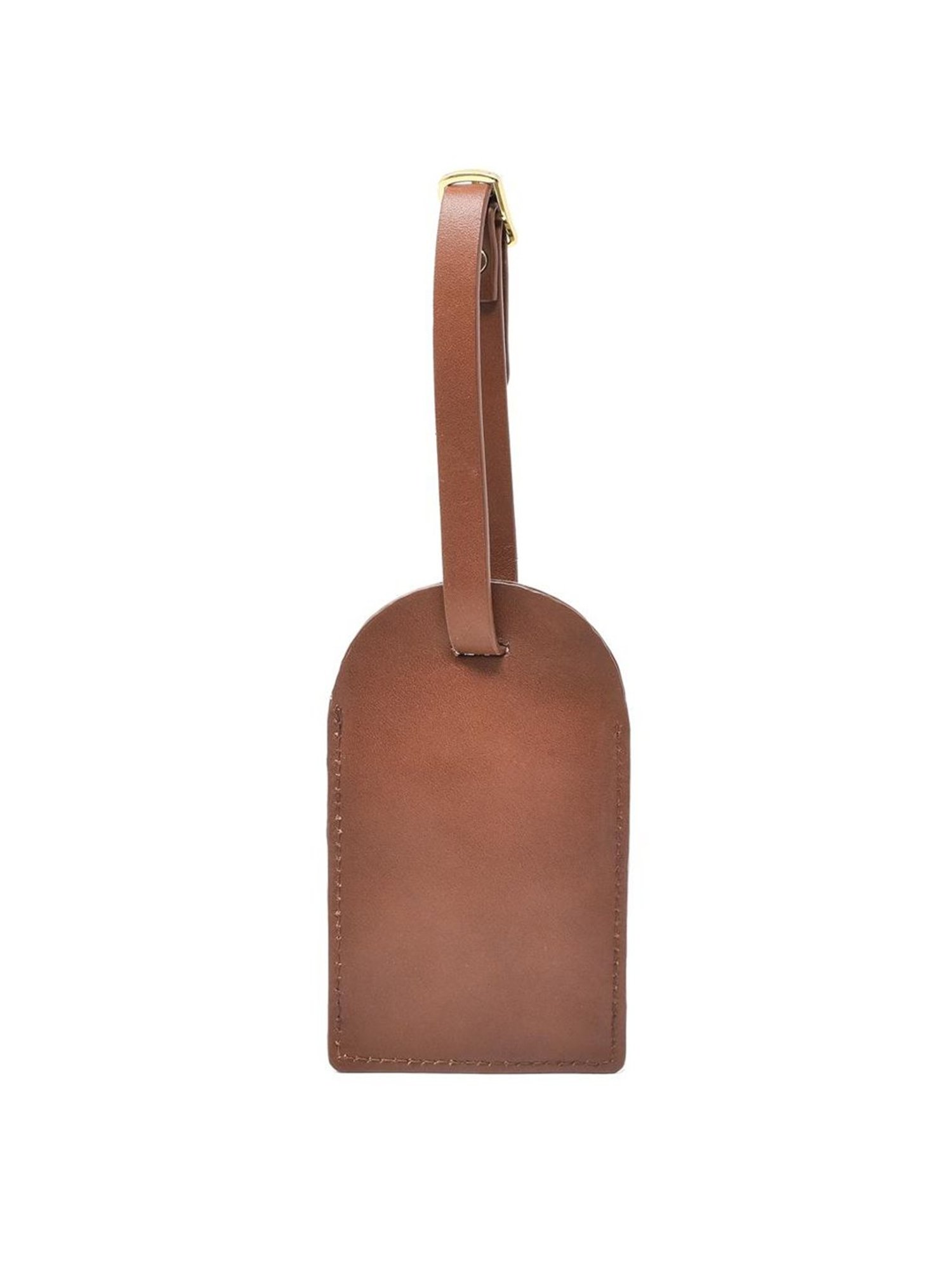 Tohl Kiel Tan Leather Solid Key Tag