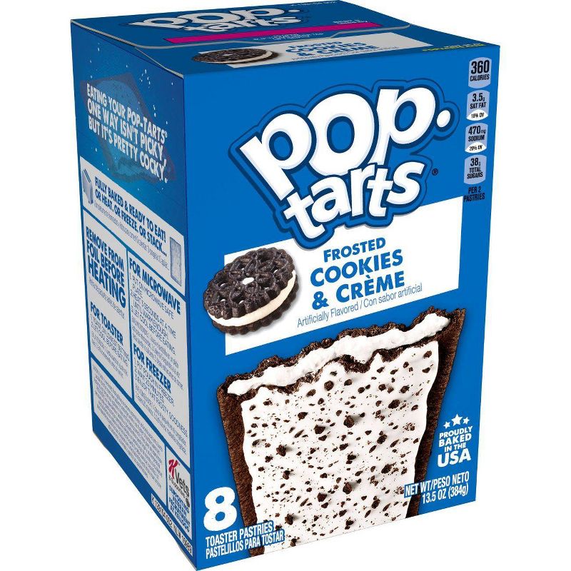 Pop-Tarts Frosted Cookies & Cream - 8ct/13.5oz - Kellogg's