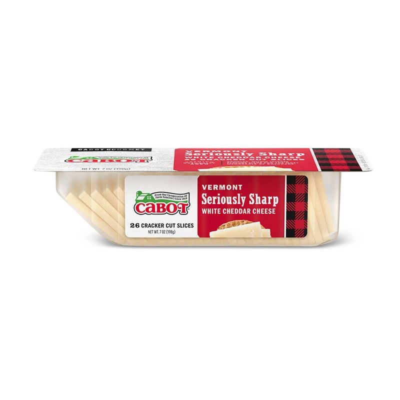 Cabot Creamery Seriously Sharp Cheddar Cheese Cracker Cuts - 7oz